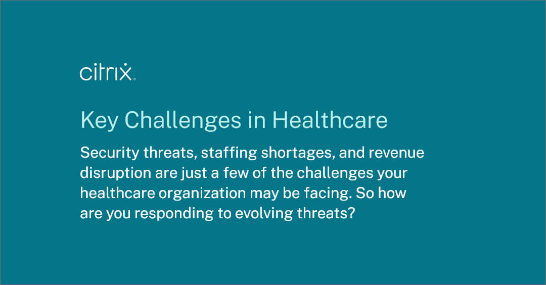 Key challenges in healthcare